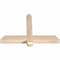 Ekena Millwork Eugene Smooth Timber Gable Bracket, Douglas Fir, 36"W x 24"H x 3 1/2"D x 3 1/2"F, 16/12 Pitch GBW036X24X0404EUG00SDF - alternate 5